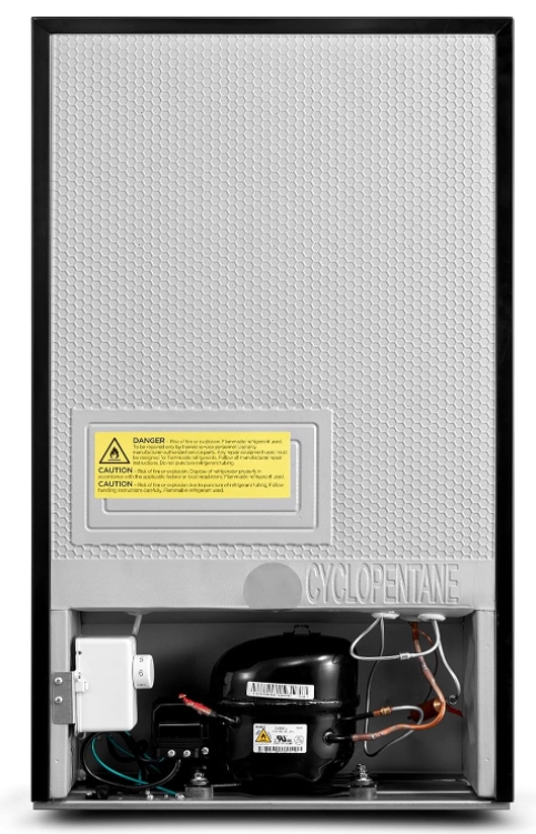 Midea MRU03M2ABB Upright Freezer Large Black, 3.0 Cubic Feet