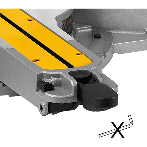 DEWALT 12-Inch Miter Saw, 15-Amp, Single Bevel, Compound (DWS715) 12