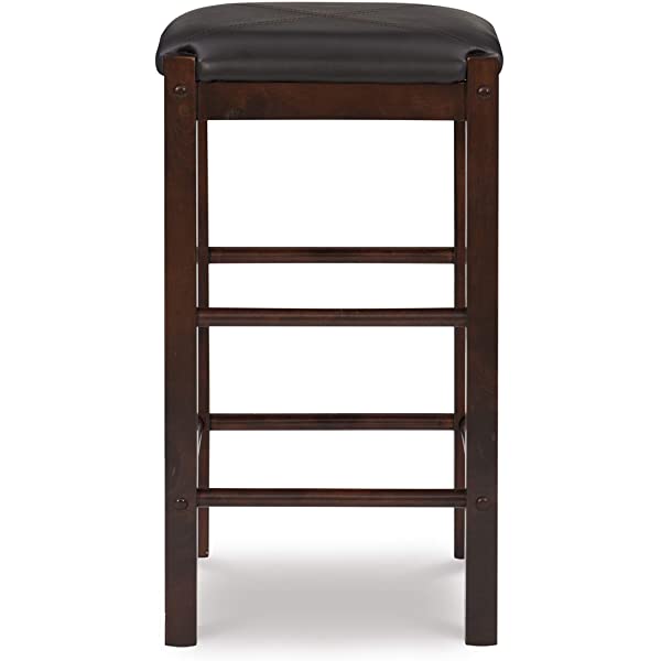 Linon Black 3 Piece Faux Marble Tavern Set