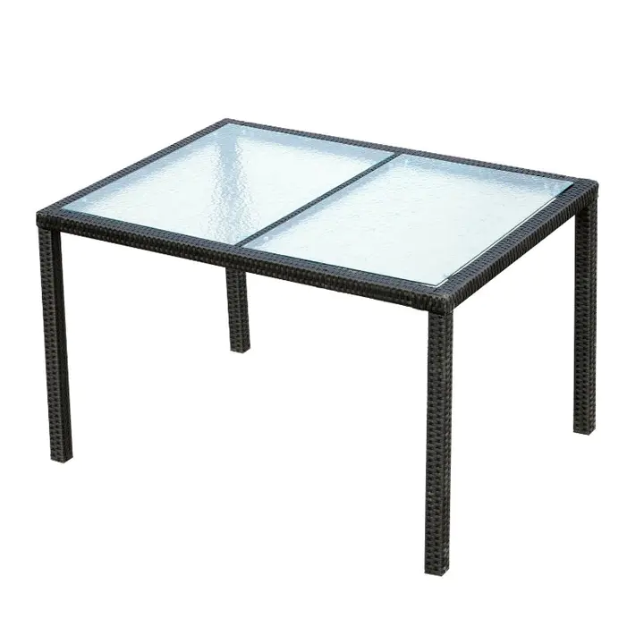 【Furniture】Outsunny 7pcs Outdoor Rattan Dining Set Wicker Furniture