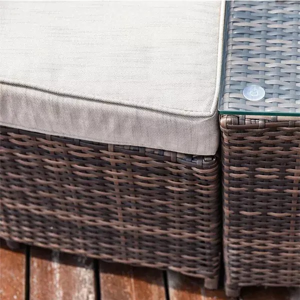 【Furniture】Long Chaise Lounge Set