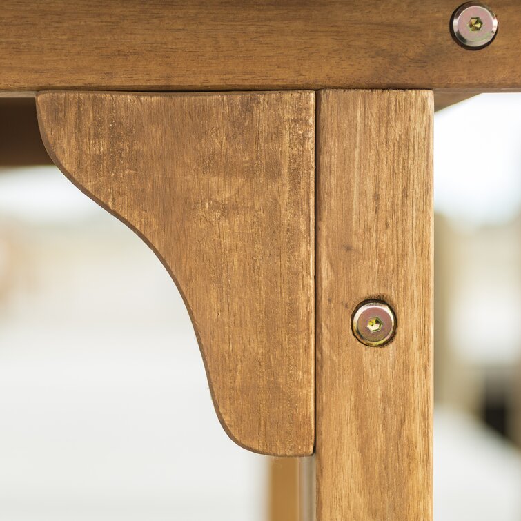 Alfonsi 4 - Person Rectangular Outdoor Dining Set