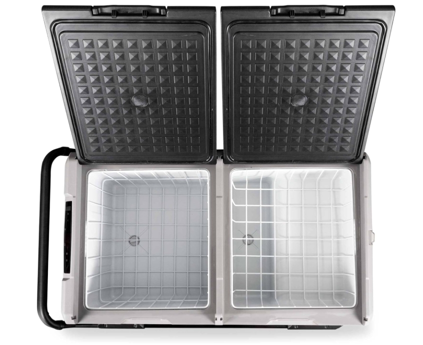 Dellonda 95L Portable Car Fridge, Freezer, 1224V Dual Zone Compressor - DL128