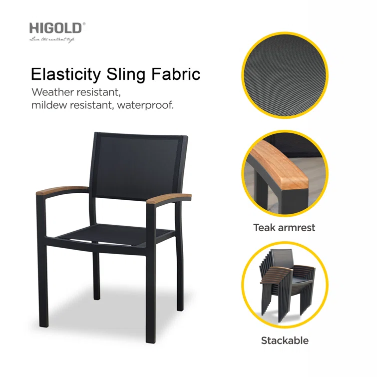 Heck Rectangular 8 - Person Outdoor Dining Set with Extension Teak Tabletop