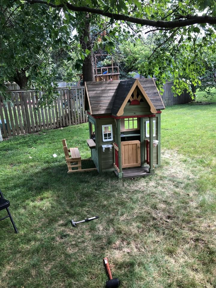 Victorian Inn All Cedar Outdoor Wooden Playhouse
