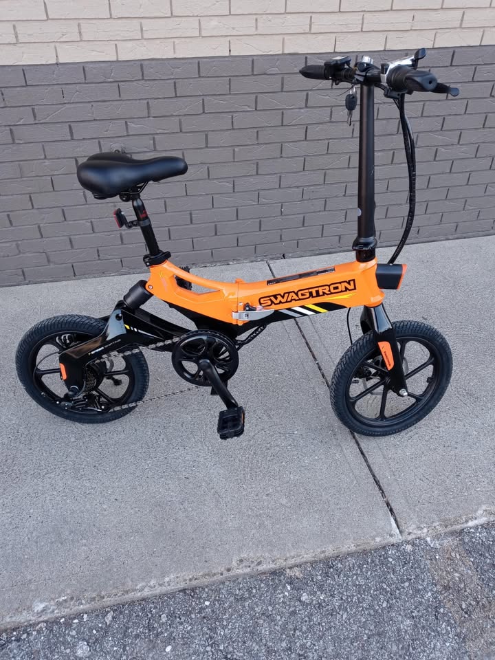 Swagcycle EB-7 Elite Plus Folding Electric Bike withRemovable Battery